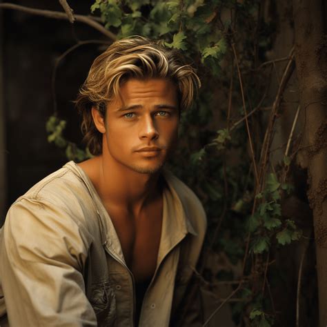 young brad pitt pictures|brad pitt young body.